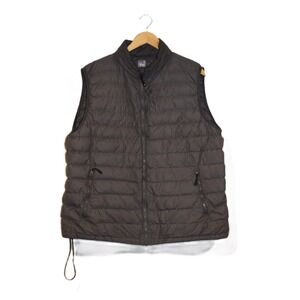 32 Degrees Heat Men's Quilted Puffer Vest Full Zip Pockets Dark Gray XL